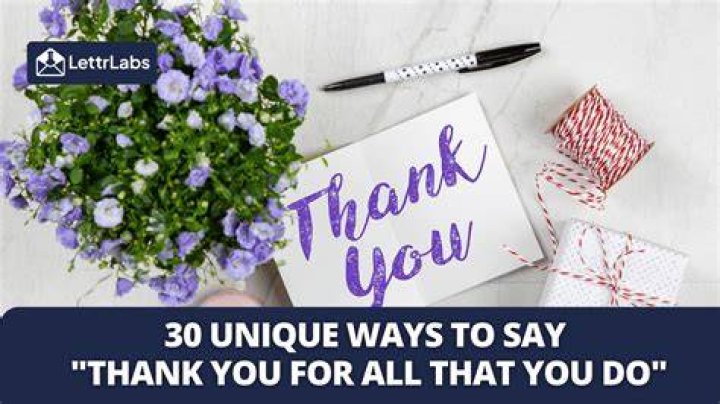 How do you thank a big company?