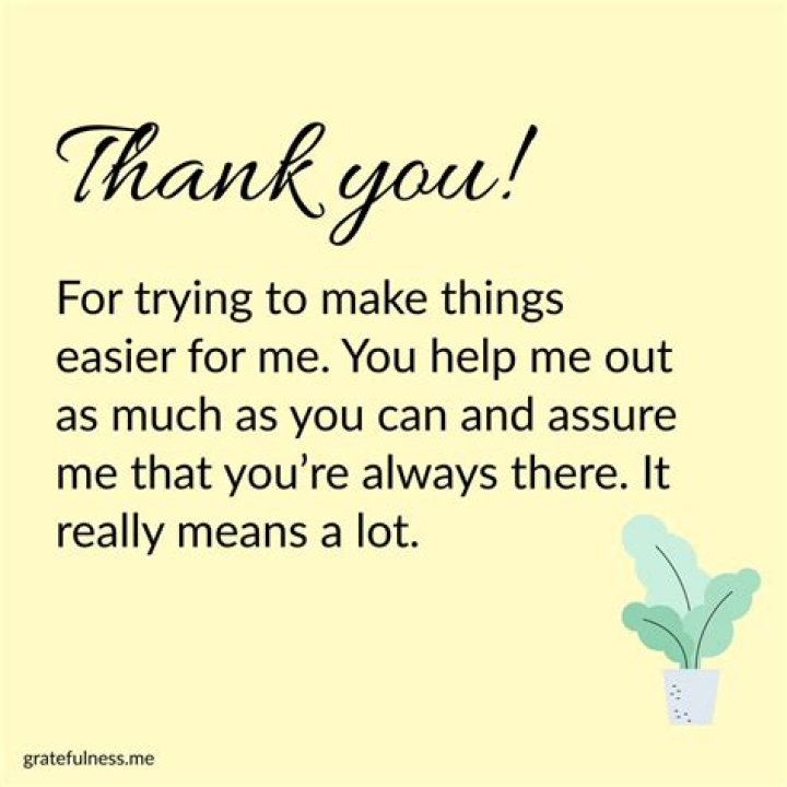 How do you thank someone for helping you buy a house?