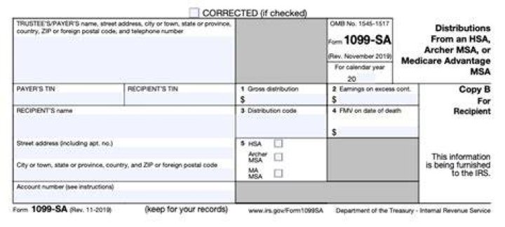 How does a 1099 SA affect my taxes?