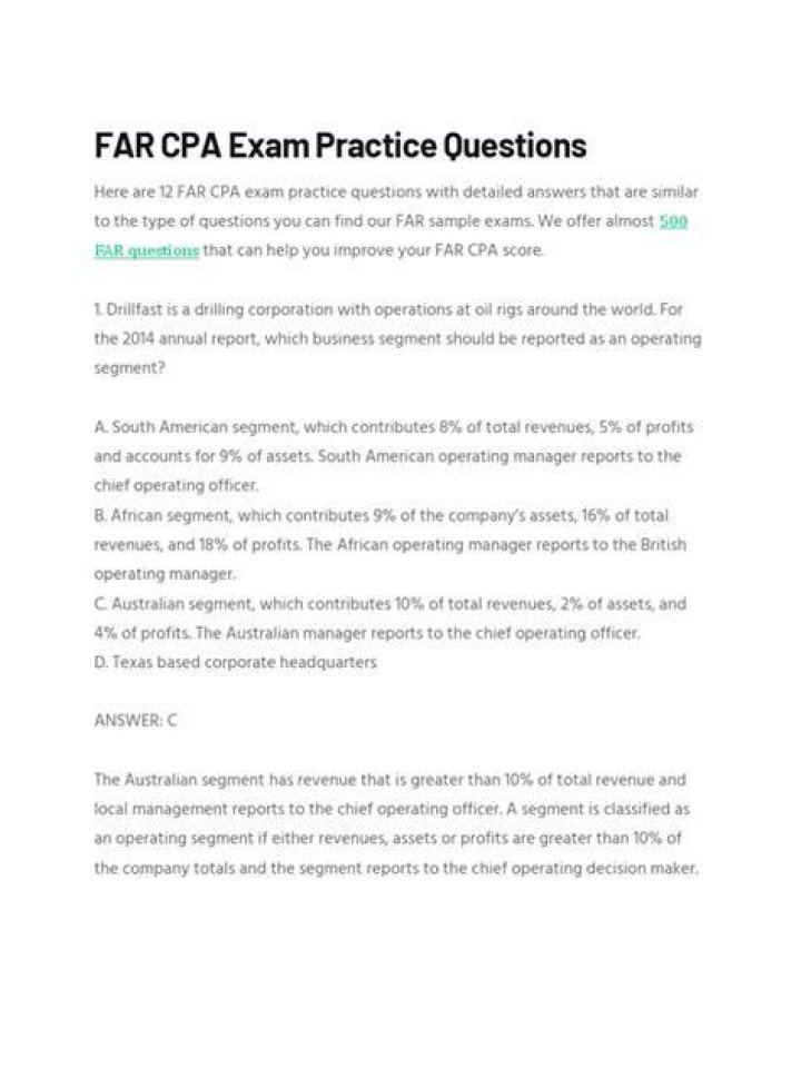 How far is a question sample?