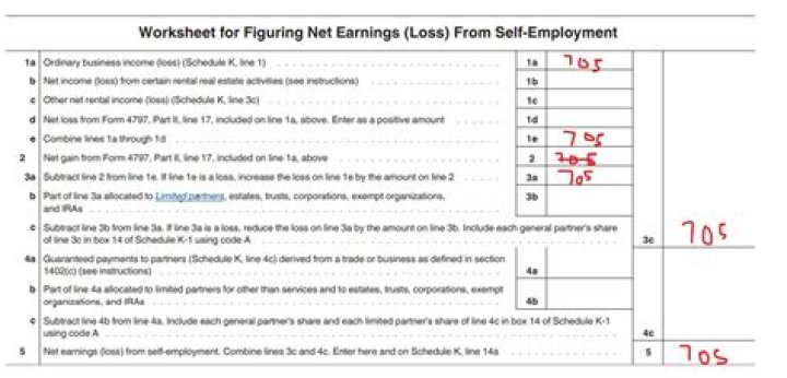 How is net earnings from self-employment calculated?