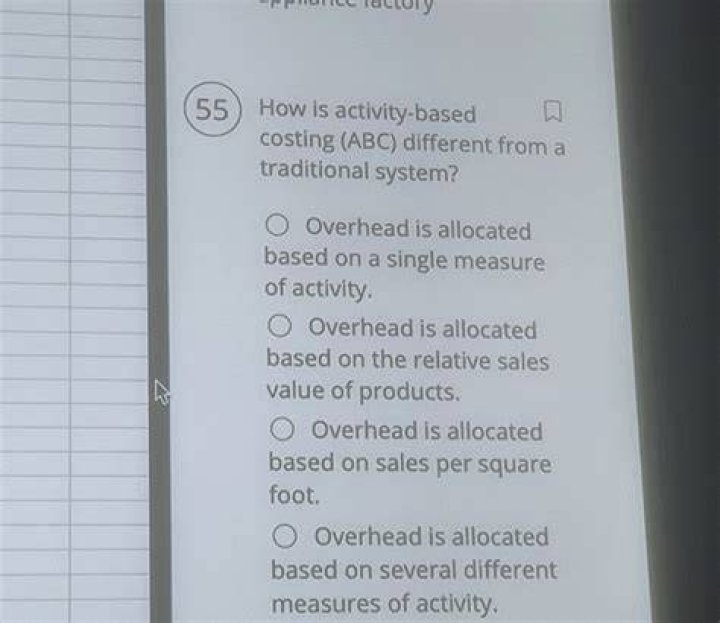 How is overhead allocated in an ABC system?