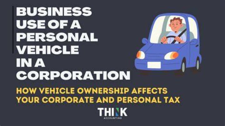 How is personal use of a corporate vehicle determined?