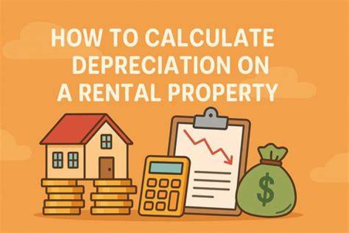 How is the depreciation of a rental property determined?