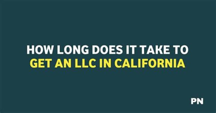How long does it take to revive an LLC in California?