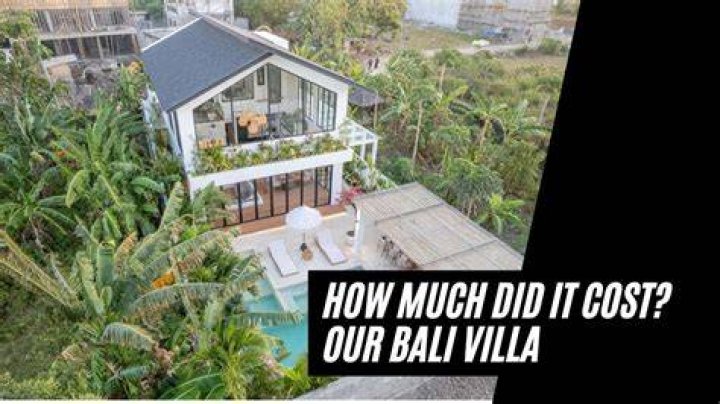 How much does it cost to build a villa in Bali?