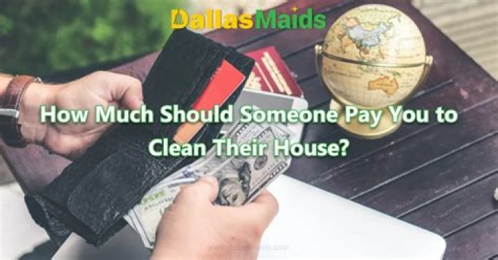 How much should I pay someone for cleaning?