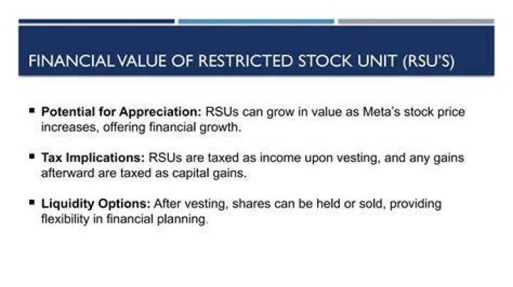 How RSU price is calculated?