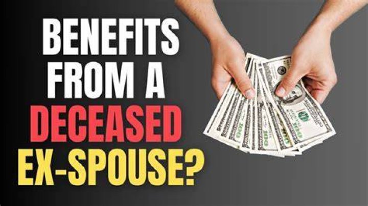 Is a deceased spouse considered an ex?