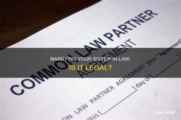 Is it legal to live with your sister?