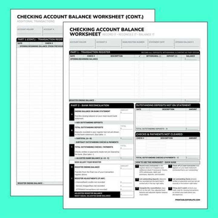 Is it normal for a worksheet not to balance?