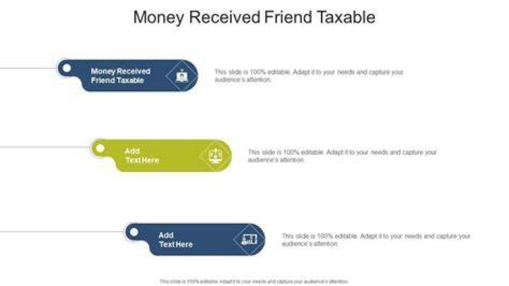 Is it taxable to receive money from a friend?