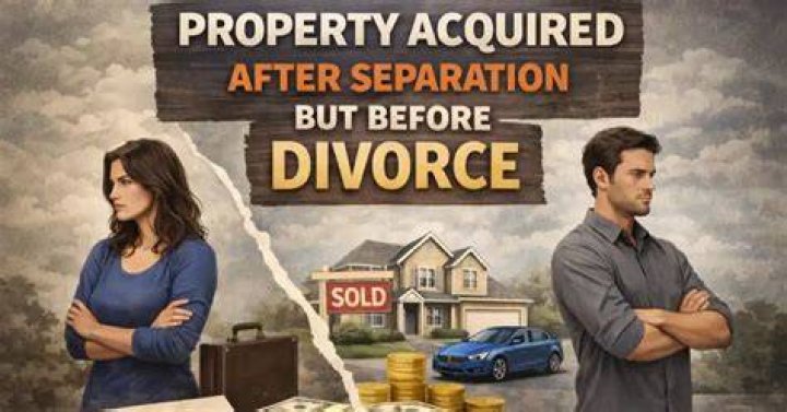 Is property purchased after separation?