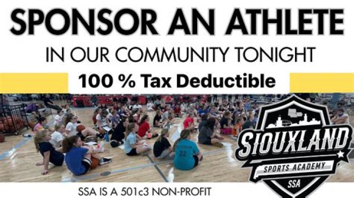 Is sponsoring an athlete tax deductible?