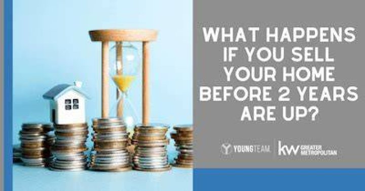 Is there a penalty for selling a house before 2 years?