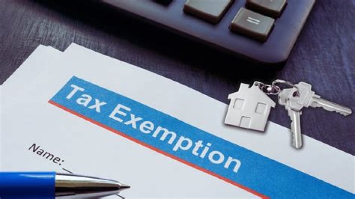 What are exemptions when it comes to taxes?