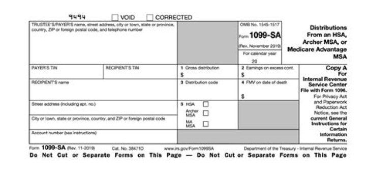What are gross distributions 1099-SA?