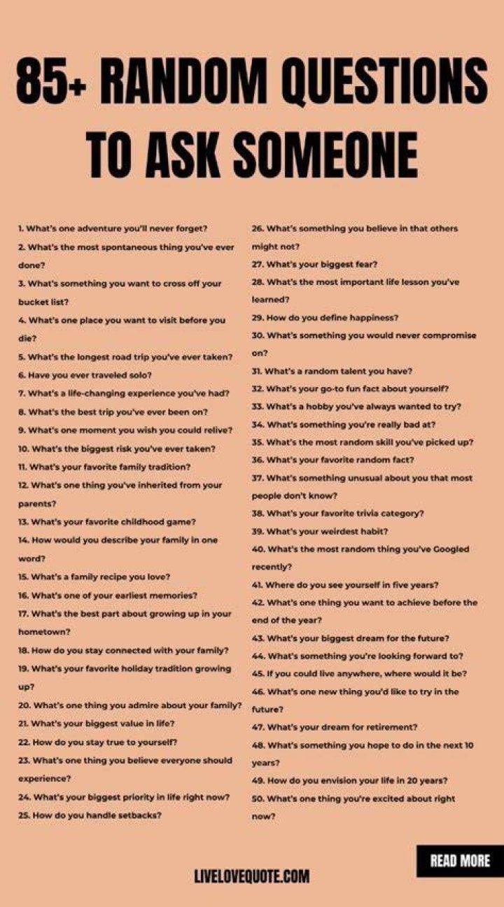What are some genuine questions to ask?