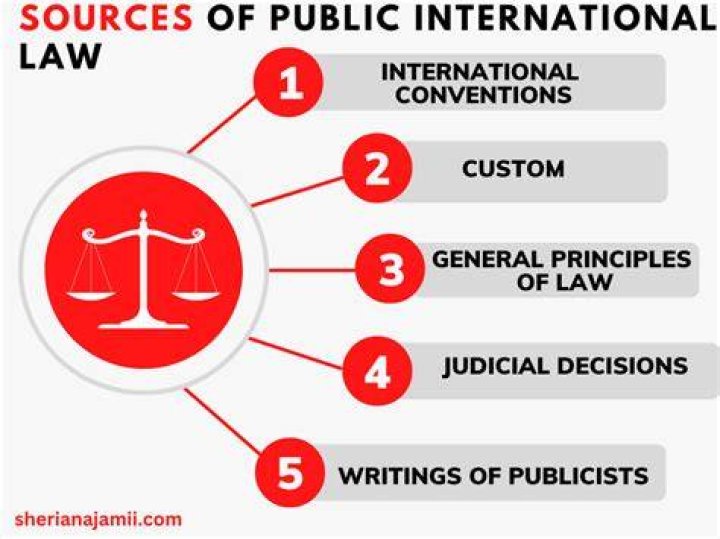 What are the main sources of international tax law?