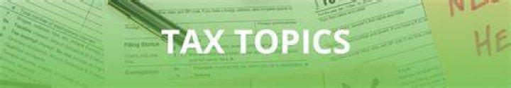 What are the tax topics?