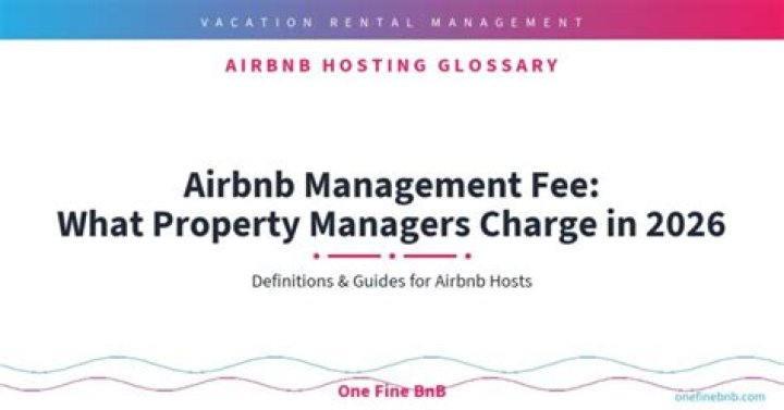What do Airbnb management companies charge?