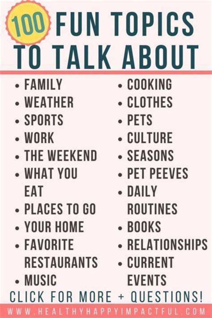 What do you talk about with your dad?