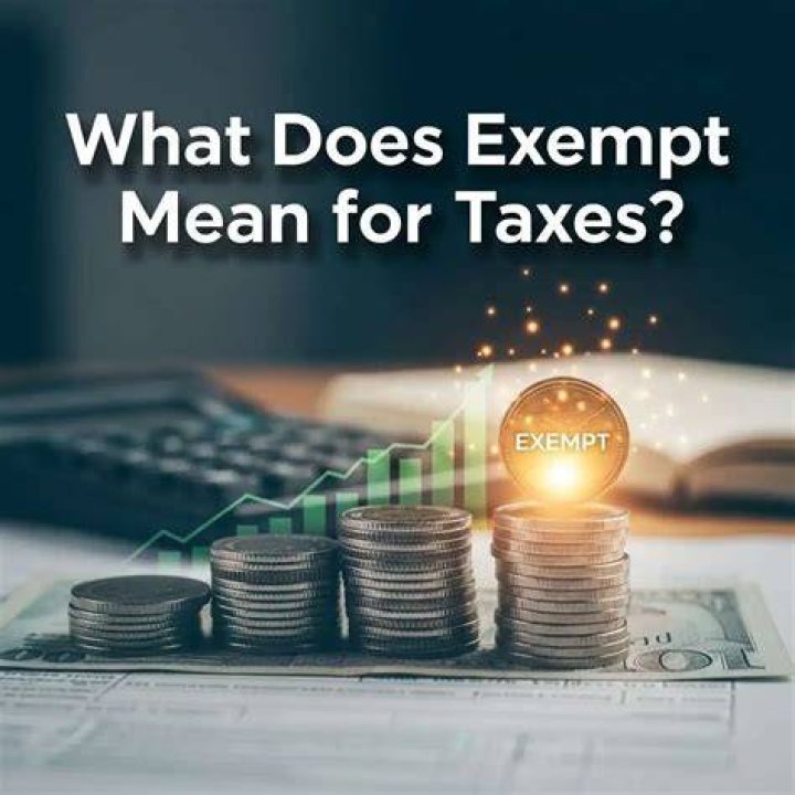 What does it mean to be exempt from federal and state taxes?