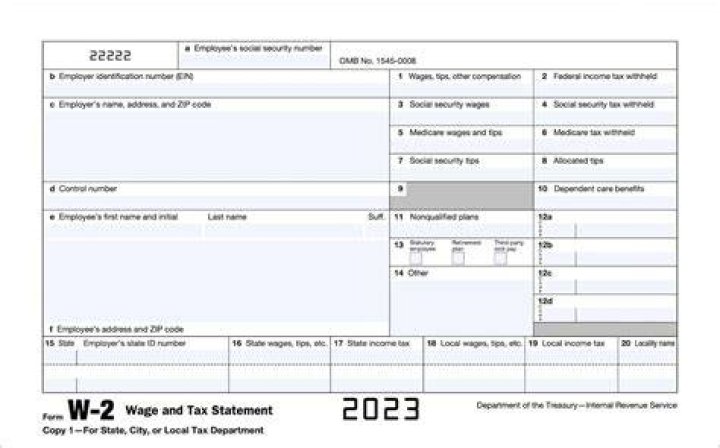 What does it mean when box 2 on W-2 is blank?