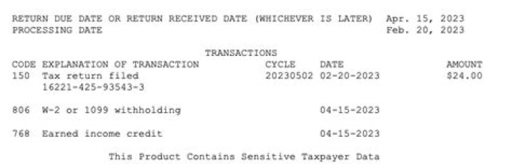 What does the processing date on a transcript mean?