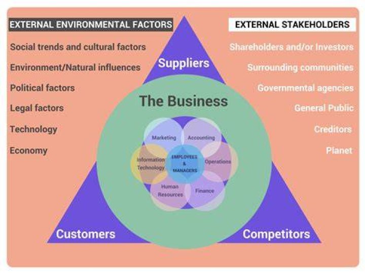 What factors influence business strategy?