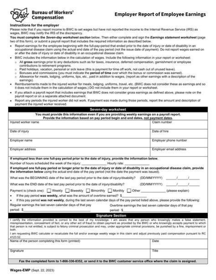 What form does an employer use to report wages to an employee?