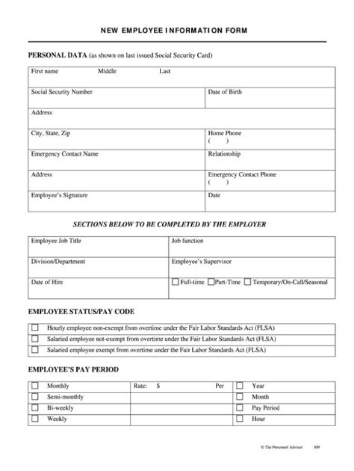What forms do new employees need to fill out in NJ?
