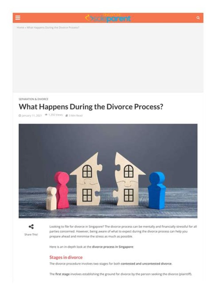 What happens during discovery divorce?