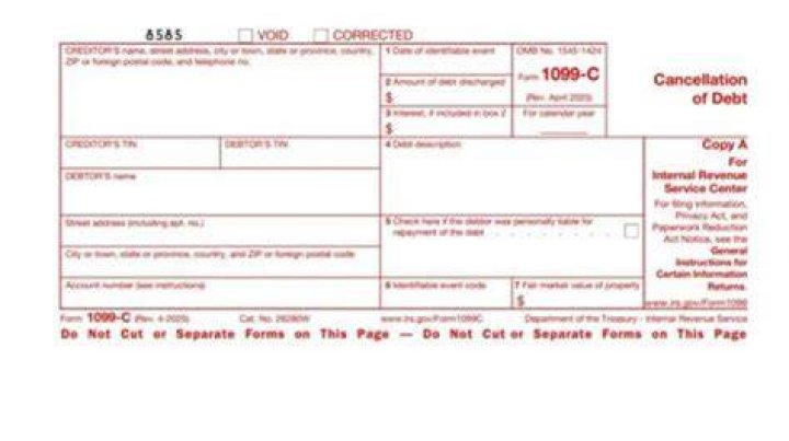 What happens if 1099-C is not filed?