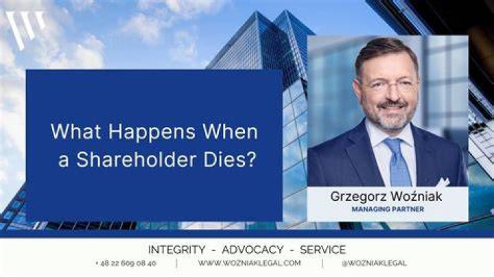 What happens if a majority shareholder dies?