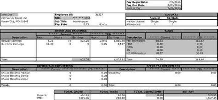 What happens if I file my taxes with my last pay stub?