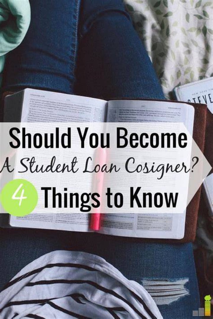What happens if you are the cosigner of a student loan?