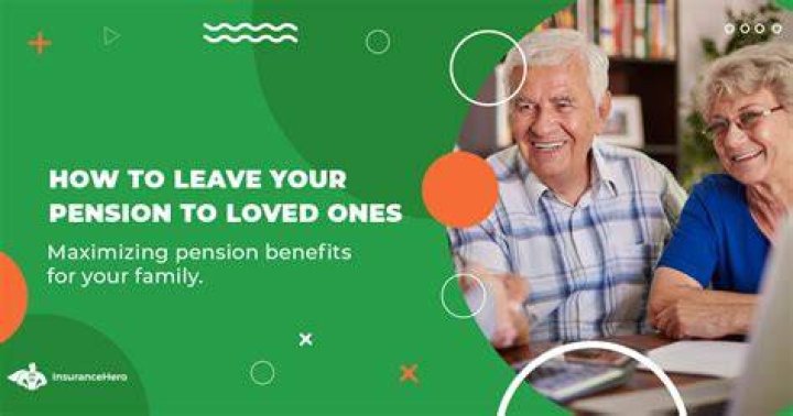What happens to inherited pension benefits from deceased parents?