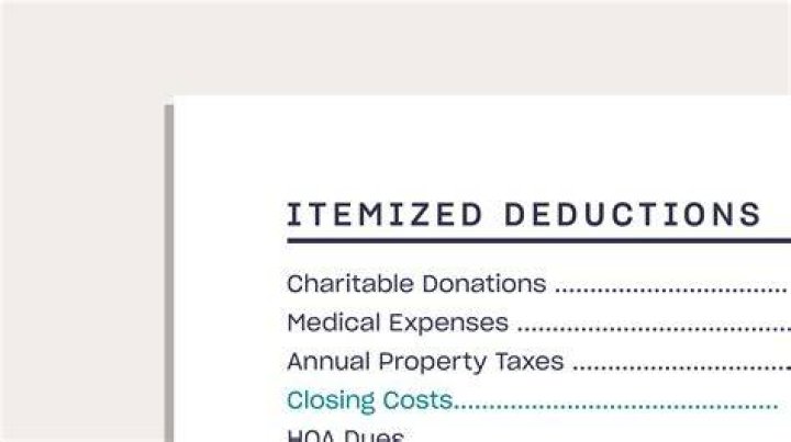 What house purchase costs are tax deductible?