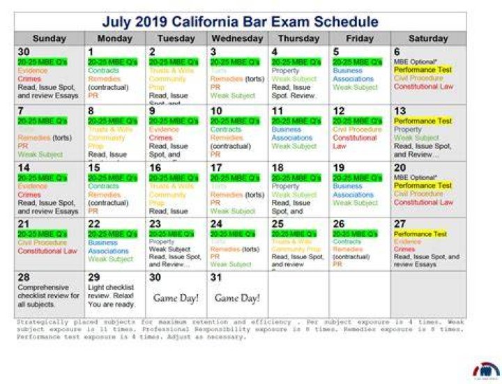 What is a California work schedule?