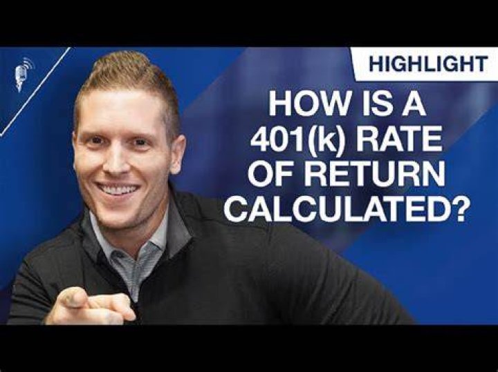 What is a good year to date rate of return on 401k?