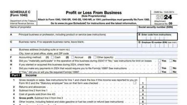 What is a Schedule C form 1040?