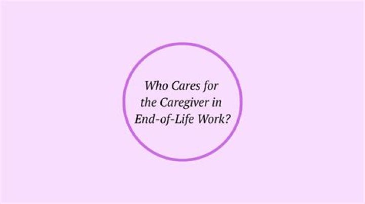What is an end of life caregiver?
