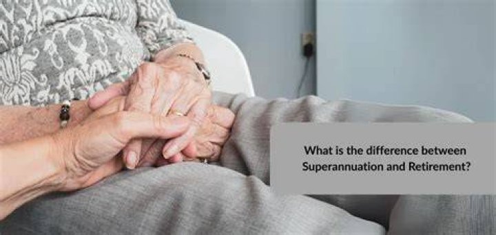 What is difference between retirement and superannuation?