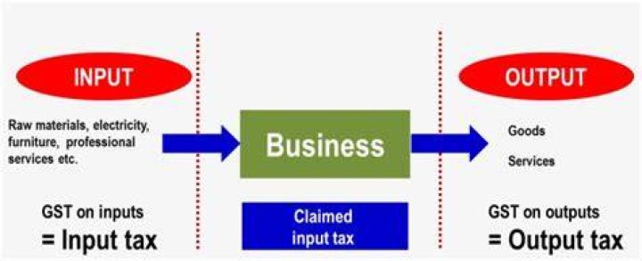 What is input tax and output tax?