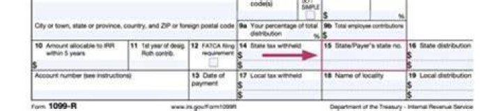 What is line 9b on 1099-R?