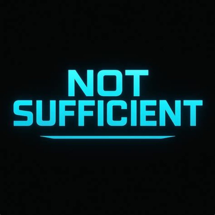 What is not sufficient in answer?