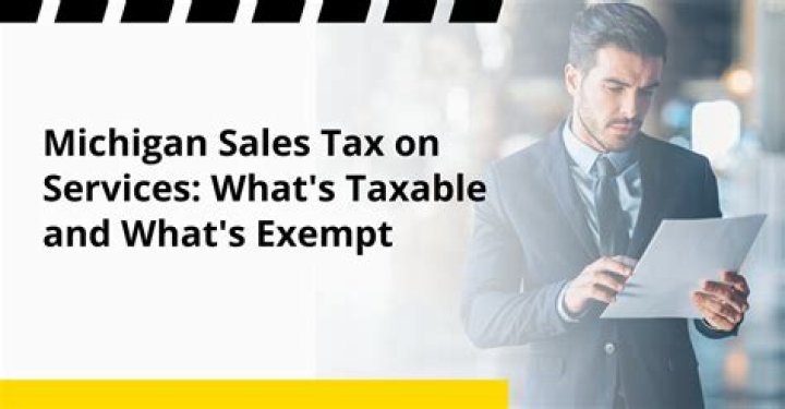 What is sales taxable in Michigan?