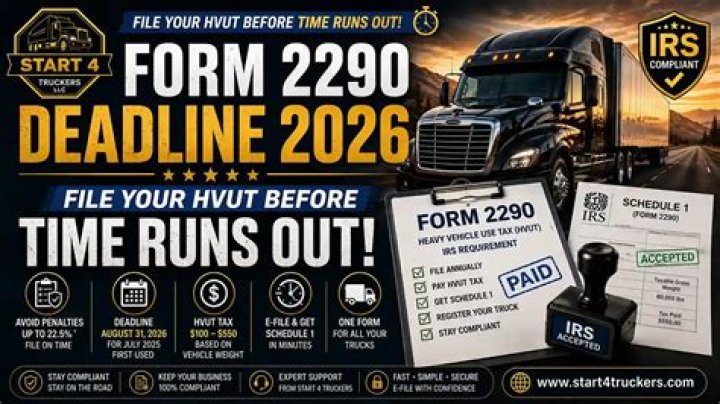 What is the deadline to file your 2290?