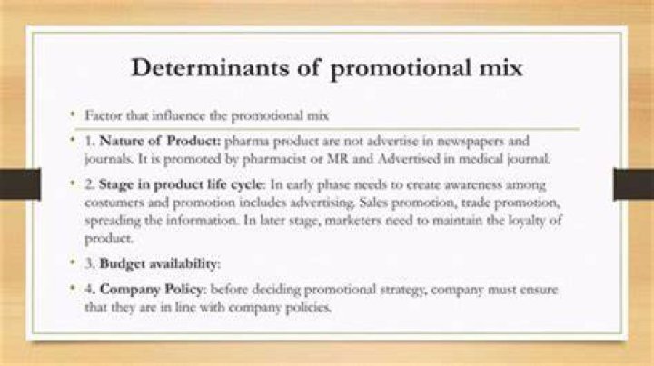 What is the method of deciding promotional budget?